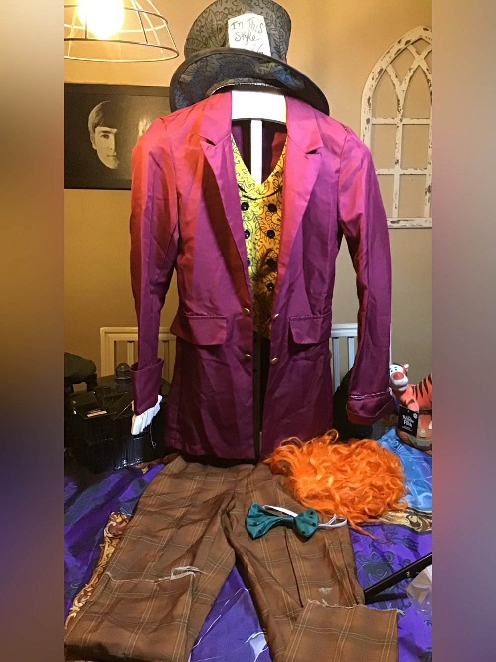 Mad hatter halloween child costume size XS